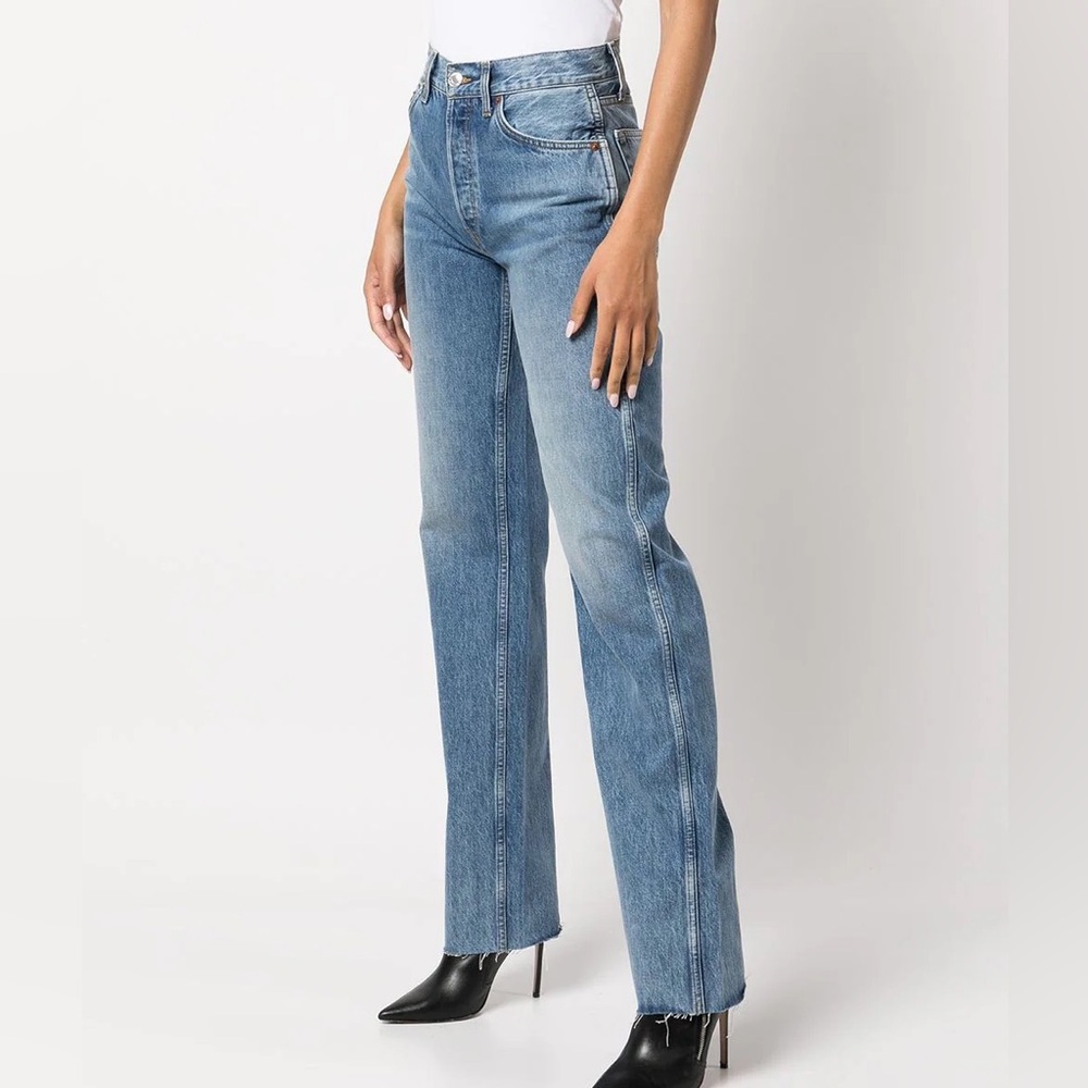 Re/Done Originals 90s High Rise Loose In Medium Vain